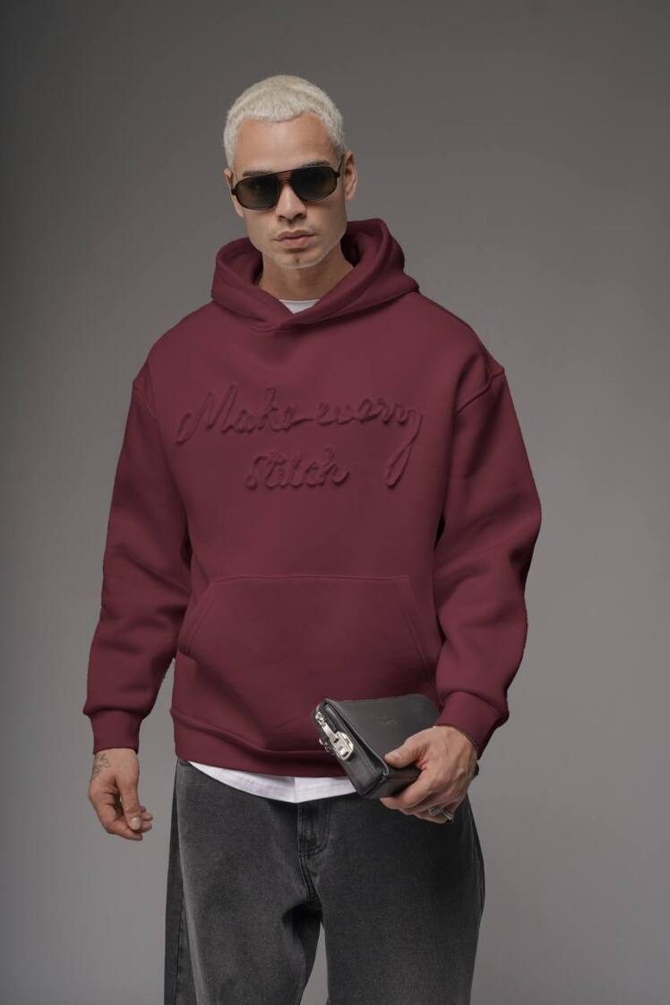 هودی زرشکی ترک تو کرکی شیک و با کیفیت