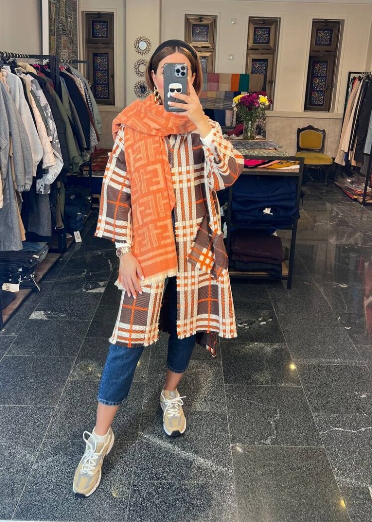 پالتو زنانه بلند فیری سایز 