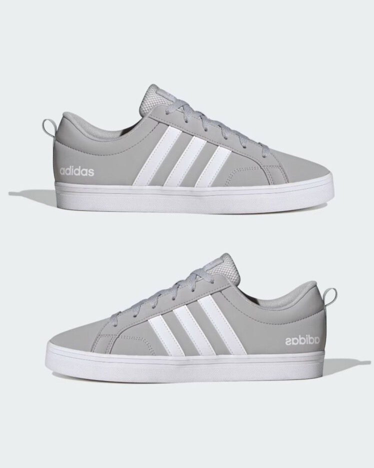 کفش کتانی مردانه آدیداس رنگ طوسی مدل کلاسیک کورت