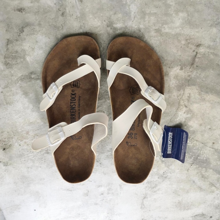 صندل برند birkenstock مدل Mayari رنگ سفید زنانه 